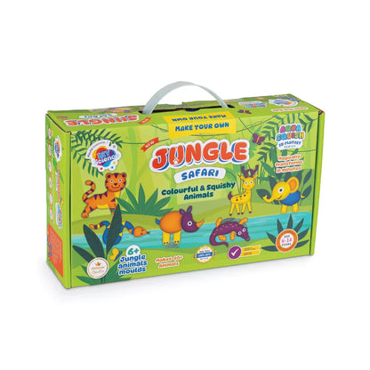 Jungle Safari Aqua Squish Kit for Kids 100% Safe & Non Toxic - EKT3662