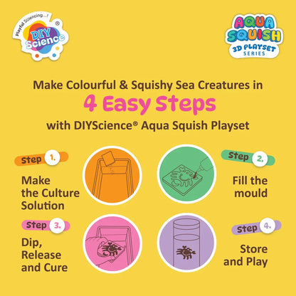 Ocean World Aqua Squish Kit for Kids 100% Safe & Non Toxic - EKT3663