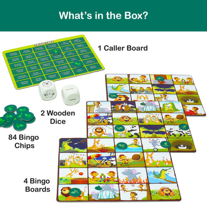 A Day In The Jungle Animal Bingo Game - EKT3686