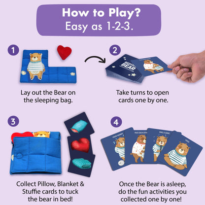 Bedtime Bear Good Night Activity Game For Preschooler - EKT3690
