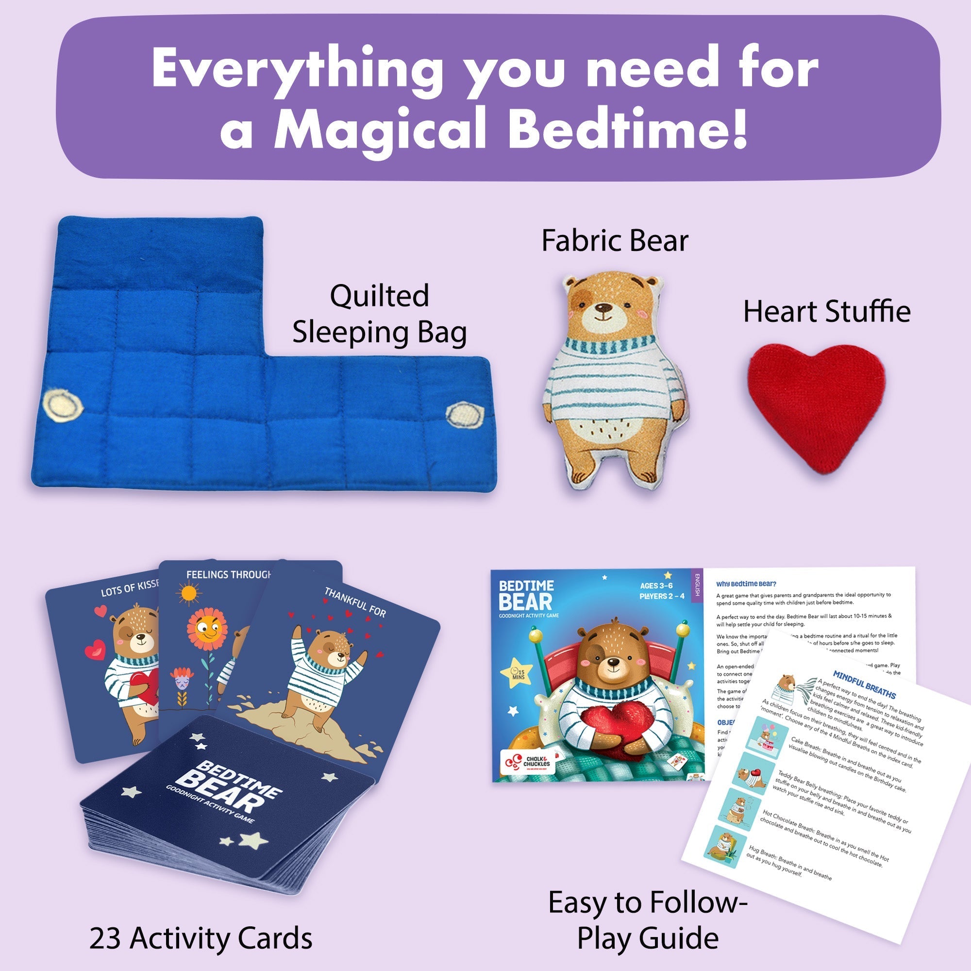 Bedtime Bear Good Night Activity Game For Preschooler - EKT3690