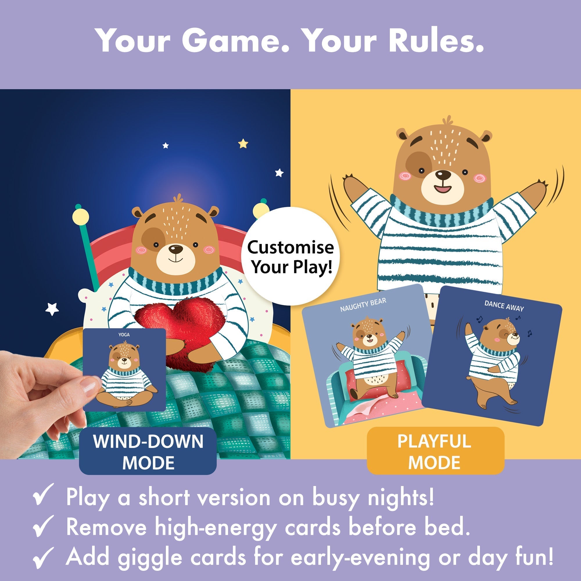 Bedtime Bear Good Night Activity Game For Preschooler - EKT3690