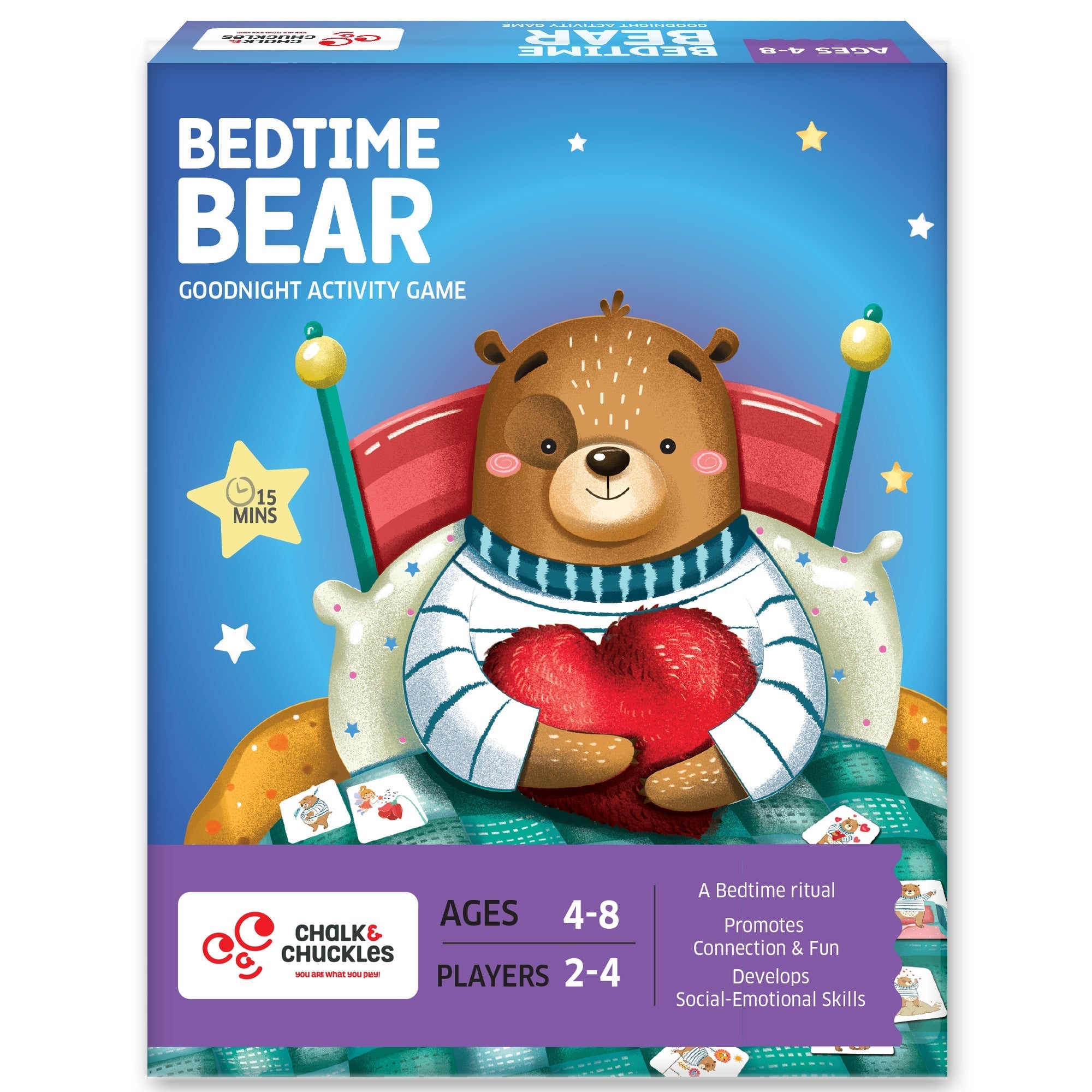 Bedtime Bear Good Night Activity Game For Preschooler - EKT3690