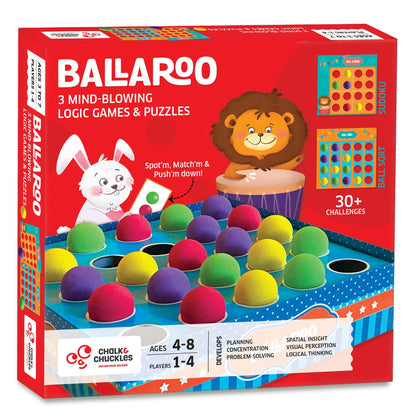 Ballaroo 3 Mind Blowing Logic Games And Puzzles - EKT3697