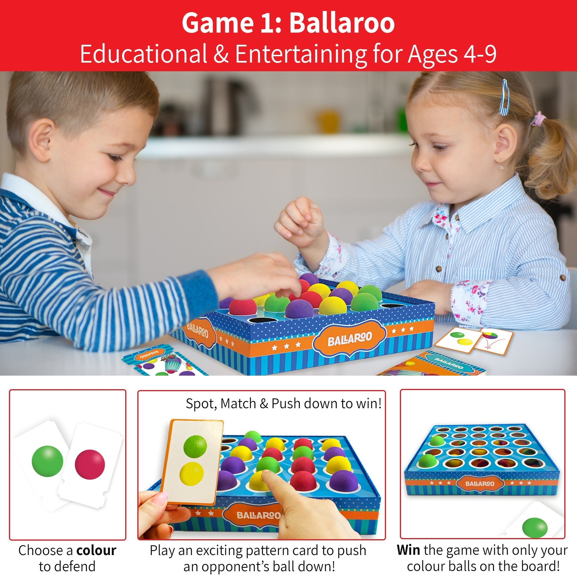 Ballaroo 3 Mind Blowing Logic Games And Puzzles - EKT3697