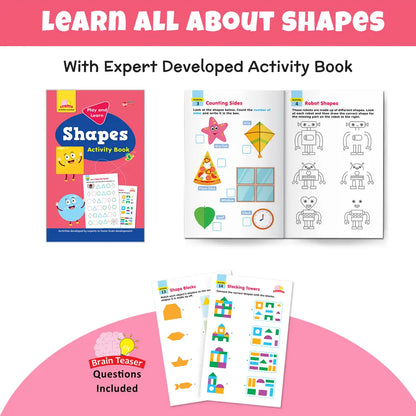 Play and Learn Puzzles - Shapes | 5 Different Puzzle Games | Learning & Educational Toy - EKT3727