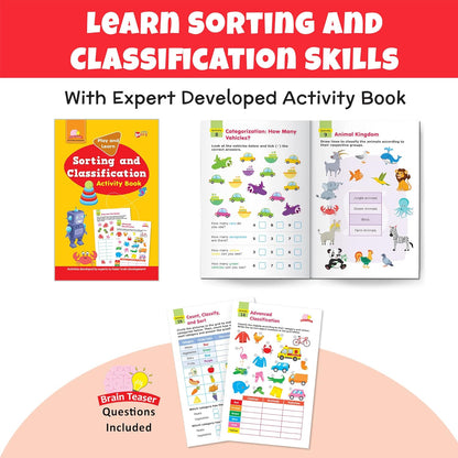 Play and Learn Puzzles - Sorting and Classification | 5 Different Puzzle Games | Learning & Educational Toy - EKT3729