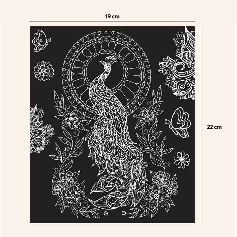 Neon Animals & Birds Junior Colouring Kit | Mandala Sheets - EKT3745