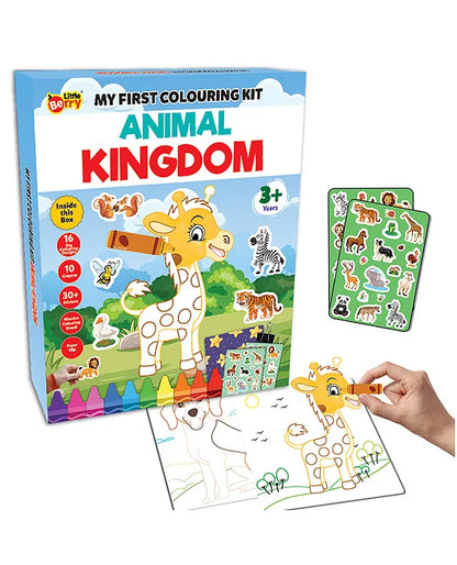 My First Colouring Kit Animal Kingdom - EKT3746