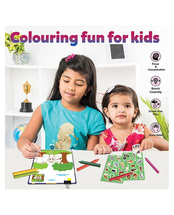 My First Colouring Kit Animal Kingdom - EKT3746