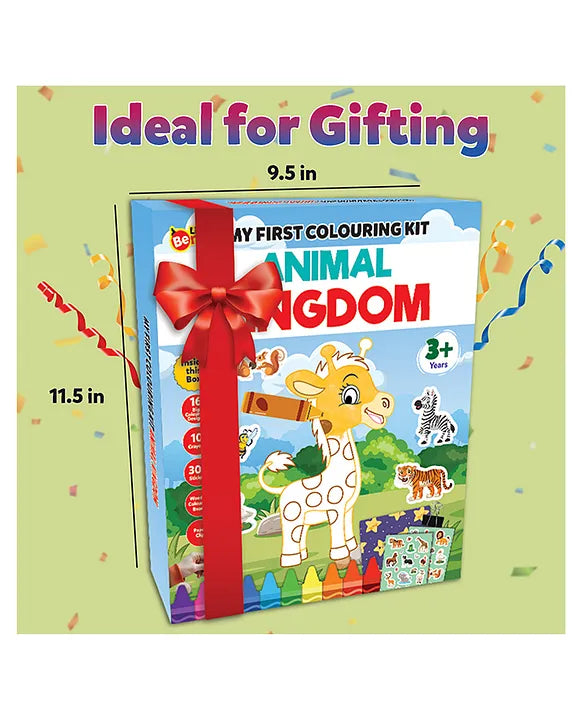 My First Colouring Kit Animal Kingdom - EKT3746