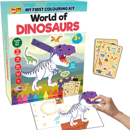 My First Colouring Kit World of Dinosaurs - EKT3747
