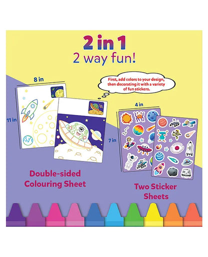 My First Colouring Kit Space Adventure - EKT3748