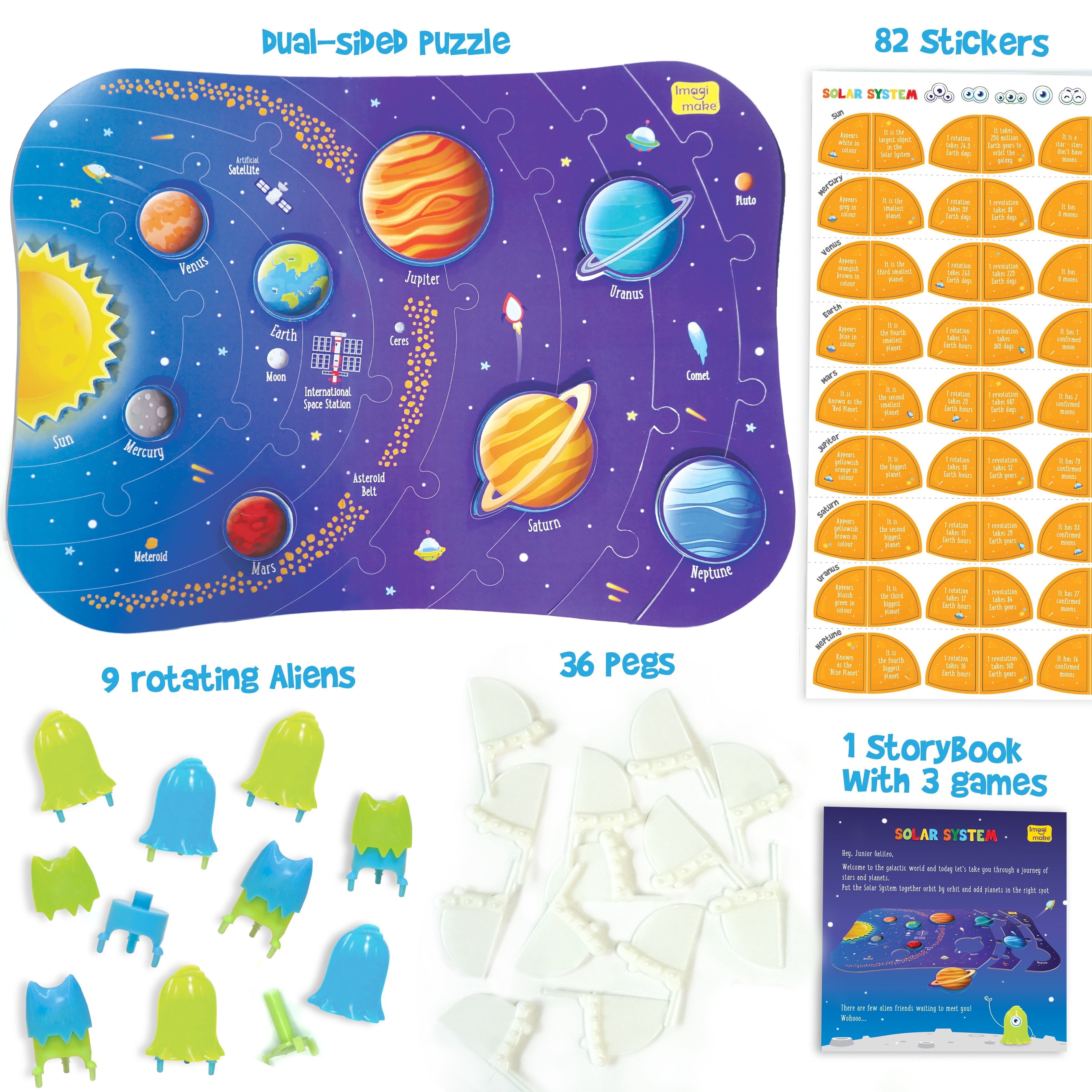 Solor System Dual Sided Puzzle - EKT3769