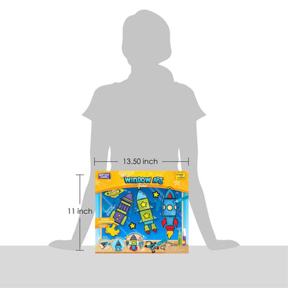 DIY Art - Rocket | Shining Glass Paint - EKT3778