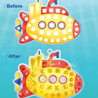 DIY Mirror Mosaic - Ocean - EKT3783