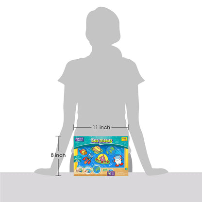 DIY Clay Stickers - Space | Air Dry Foam Clay - EKT3794