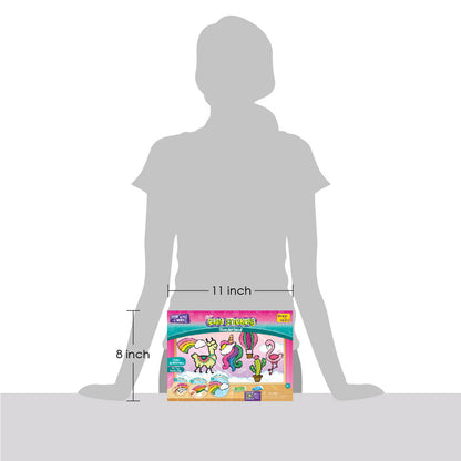 DIY Clay Stickers - Mega Wonderland | Air Dry Foam Clay - EKT3795