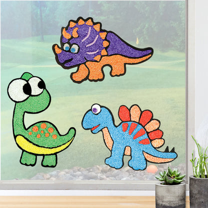 DIY Clay Stickers - Dino Pals | Air Dry Foam Clay - EKT3796