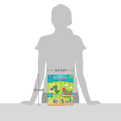 DIY Clay Murals - Dino | Make 2 Canvases - EKT3801