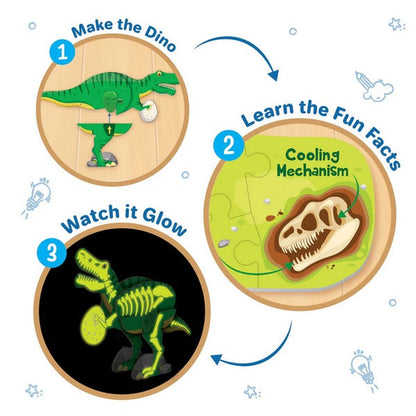 DIY Glow In the Dark Mighty Dinos - EKT3806