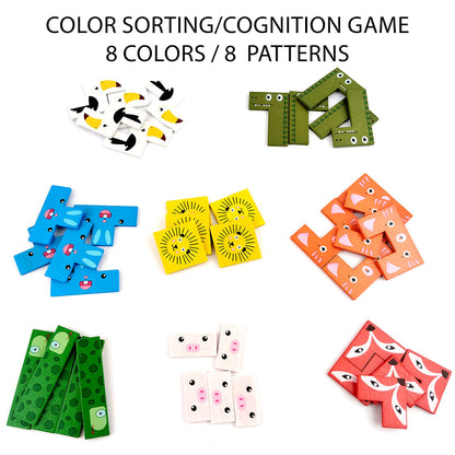 Wooden Intelligence Animal Theme Puzzle - EKT3809