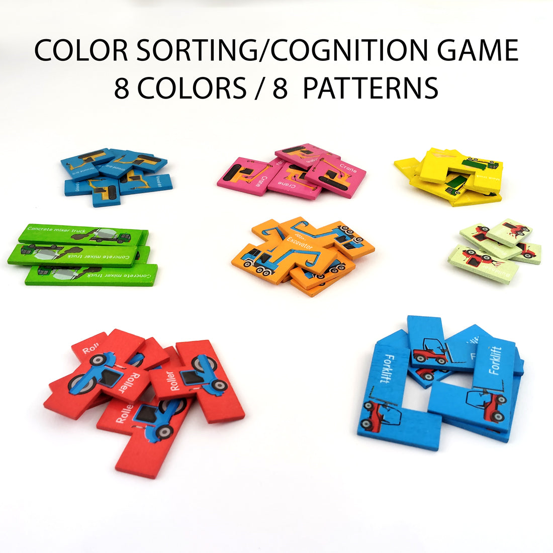 Wooden Intelligence Vehicle Theme Puzzle - EKT3810