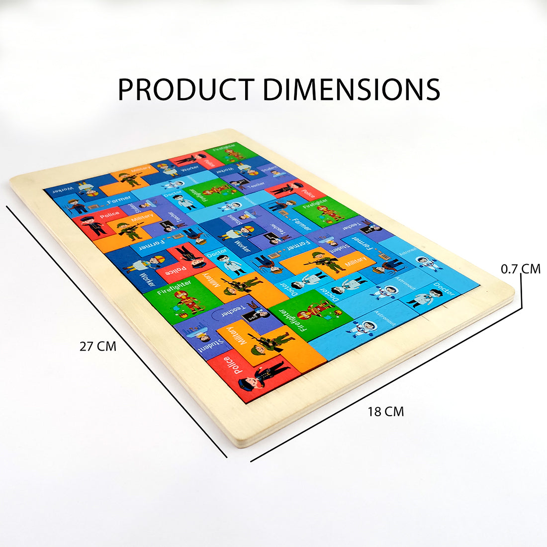 Wooden Intelligence Professional Theme Puzzle - EKT3812