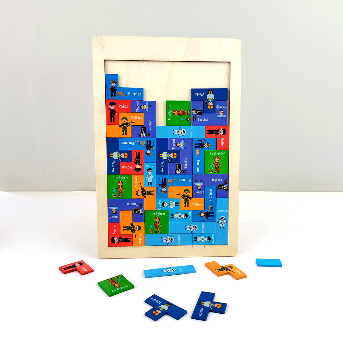 Wooden Intelligence Professional Theme Puzzle - EKT3812