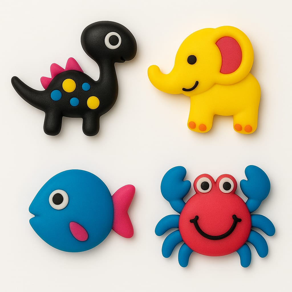 Magic Water Jelly Clay (4 Pieces) | Transformative 3D Art Experience | With Corrugated Box