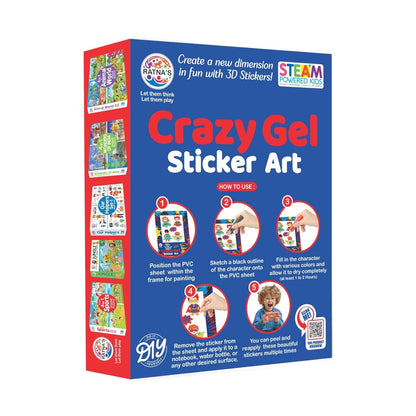 Diy Crazy Gel Stick Art Super Hero - EKT3864