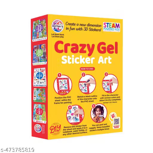 Diy Crazy Gel Stick Art Unicorn And Mermaid - EKT3865