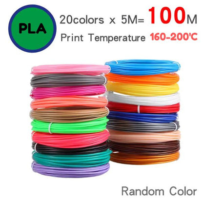 3D Pen Filaments Refill 20 Colours 5 Meters - EKT3868