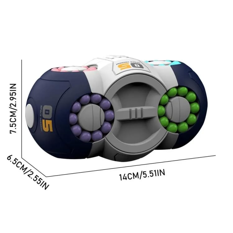 8 Side Rotating Magic Bean Cube Toy Multidimension - EKT3871