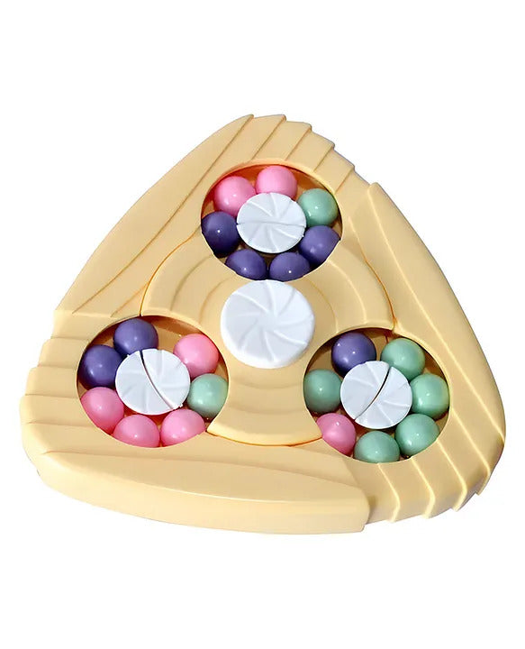 Rotate Cube Beans Magic Toy 360 Degree Random Colours - EKT3879