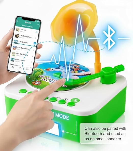 Kids Phonograph With 96 Cards - EKT3923