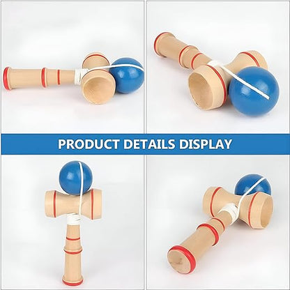 Wooden Ball Toss And Catch Game Toys For Kids - EKT3924