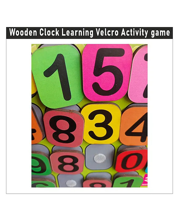 Wooden Velcro Activity Puzzle - EKW0268