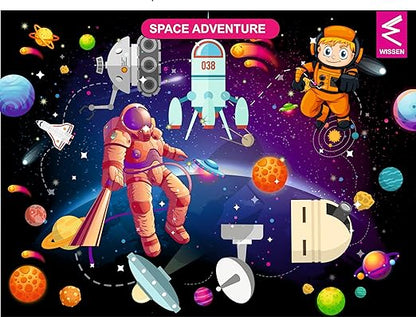 Wooden Space Theme Jigsaw Puzzle - EKW0297