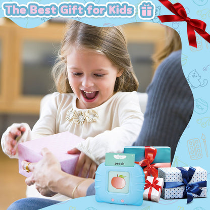 Talking Flash Cards Early Educational Toys Audible Flash Cards 224 Words Montessori Interactive Toy for Kids
