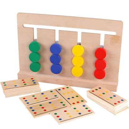 Wooden board sorting colour game toy Great birthday gift