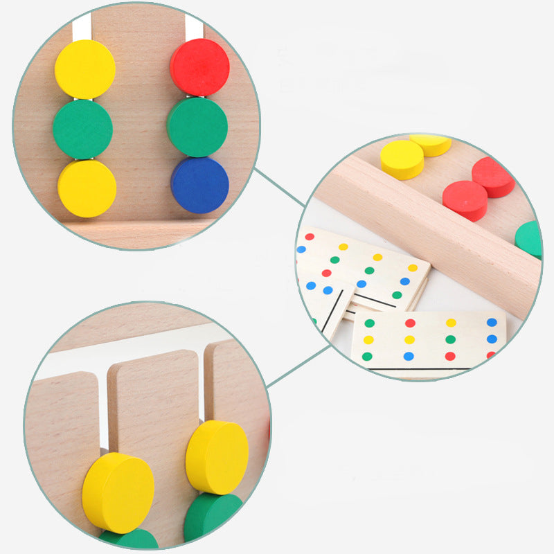 Wooden board sorting colour game toy Great birthday gift