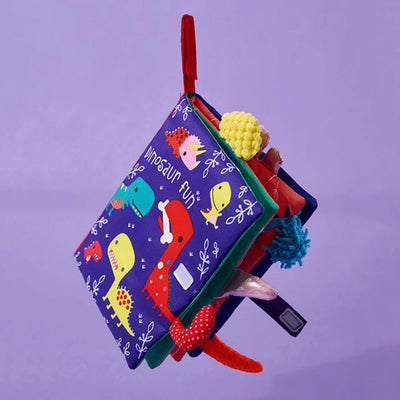 Fidtoy Sensory Fabric Book for Toddlers – Soft Interactive Baby Learning Book