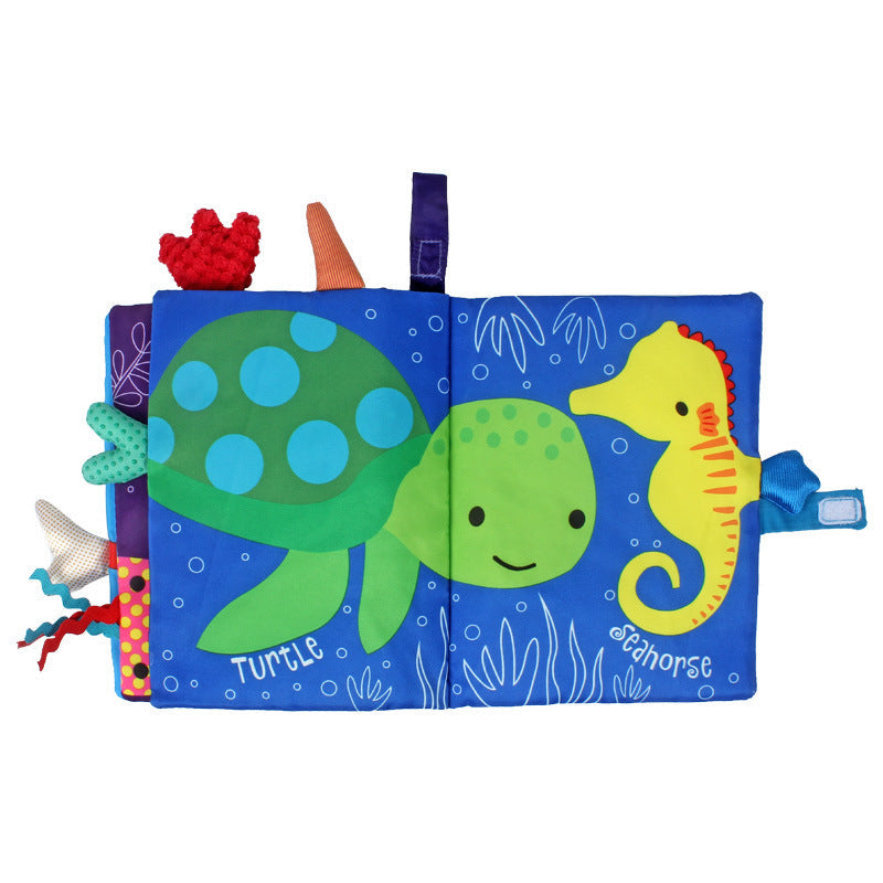 Fidtoy Sensory Fabric Book for Toddlers – Soft Interactive Baby Learning Book