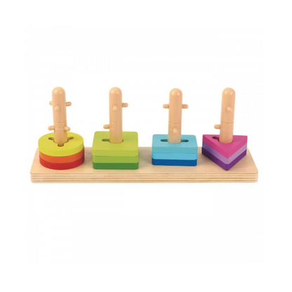 Montessori Wooden Toy Educational Box 5 in 1 Bundle Value Kit