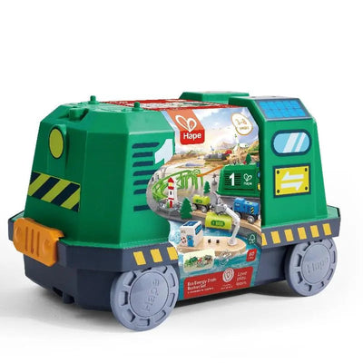 Fidtoy Eco Energy Train Set Wooden Railway Toy for Kids