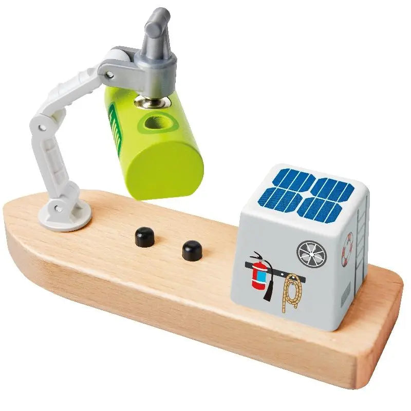 Fidtoy Eco Energy Train Set Wooden Railway Toy for Kids