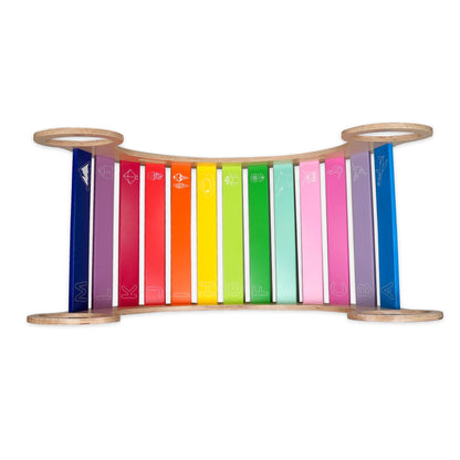 Wooden Rainbow Rocker Chair - Large Size