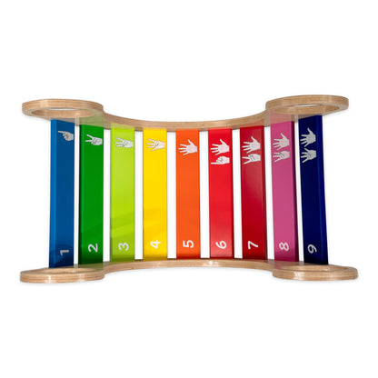 Wooden Rainbow Rocker Chair - Standard Size