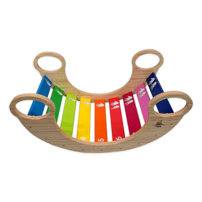 Wooden Rainbow Rocker Chair - Standard Size